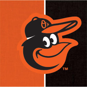 MLB Baltimore Orioles Split Xbox 360 (Includes HDD) Skin
